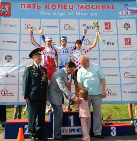 Состоялся четвертый этап велогонки «Пять колец Москвы»