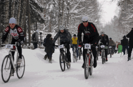 В Иванове состоялась «Рождественская велогонка ХС»