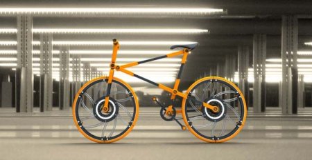 Концепт современного компактного велосипеда